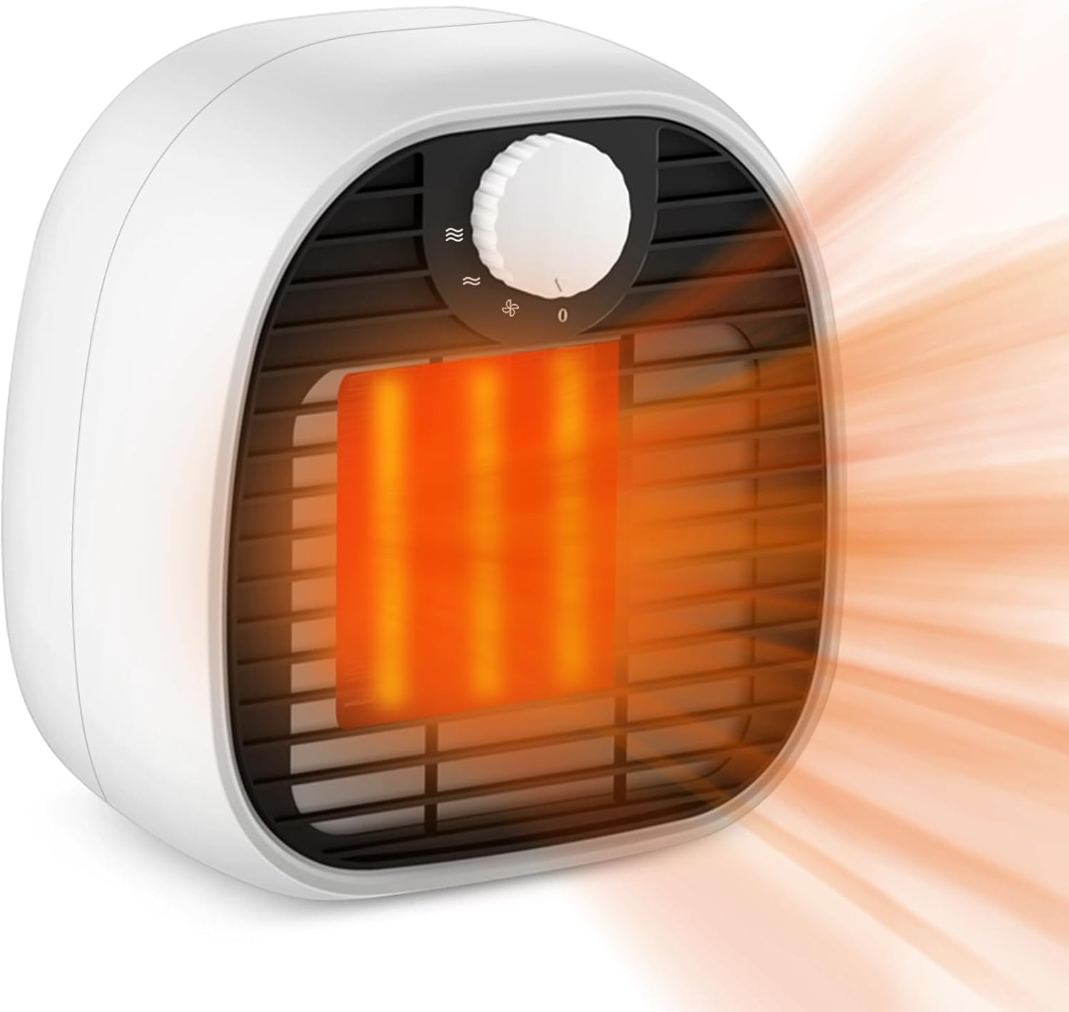 Homefire Heizlüfter Energiesparend Heizung Keramik - Heizgeräte Elektrisch 3 Modi PTC Keramik Heizstrahler Innenraum 1000W Oszillation Räume Heizofen Elektroheizer Überhitzungsschutz