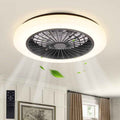 Homefire Deckenventilator Mit Beleuchtung Leise - LED Deckenleuchte Ventilator mit Fernbedienung 40W Deckenlampe Dimmbar 6-Gang Timing Modern Wohnzimmer Lampe mit Ventilator für Schlafzimmer