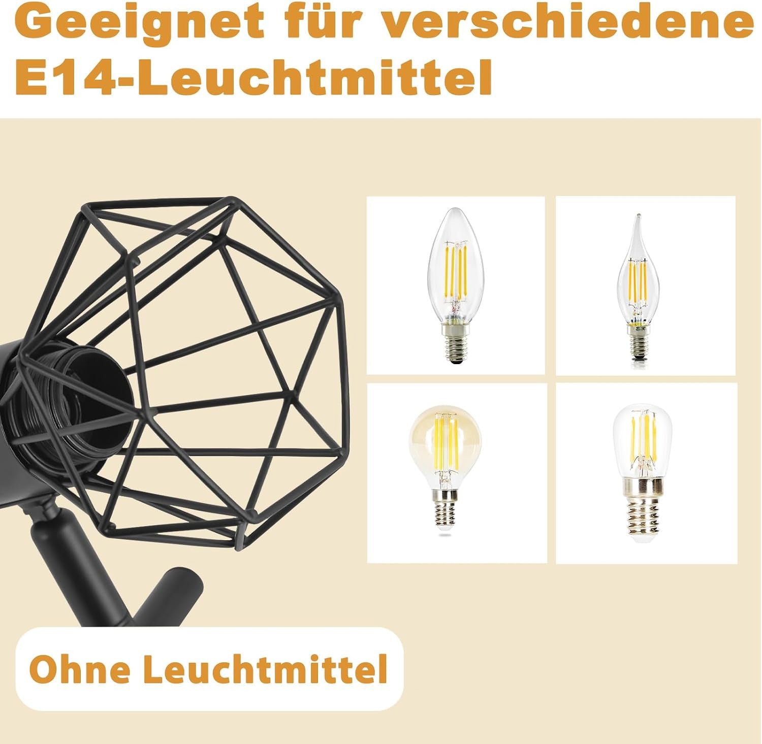 Homefire Deckenstrahler 3 Flammig Deckenspots Schwarz - Deckenleuchte E14 Retro Schwenkbar 350°Deckenlampe Industrial Metall für Schlafzimmer Wohnzimmer Arbeitszimmer Flur Küche Keine Leuchtmittel