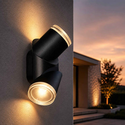 Homefire LED Wandleuchte Außenleuchte Wand - Außenwandleuchte IP65 Up Down 10W 3000K Wandbeleuchtung Aussenleuchten Hauswand Wandlichter für Garten Terrasse Haus Treppenhaus Balkon Eingang