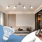 Hoemfire  LED Deckenstrahler 4 Flammig Deckenleuchte - Deckenlampe Deckenspot GU10 Küchenlampe Modern Schlafzimmerlampe innen Schwenkbar 350° für Wohnzimmer Flur Ohne Leuchtmittel - Homefire