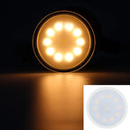 Homefire 10er GU10 LED Glühbirne Warmweiß Leuchtmittel 4W Glühlampe PAR16 Einbaustrahler Abstrahlwinkel 120 ° Strahler Spot 3000K Küchenlampe Deckenstrahler für Deckenspot Wandspot Wohnzimmer - Homefire