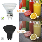 Homefire 10er GU10 LED Glühbirne Warmweiß Leuchtmittel 4W Glühlampe PAR16 Einbaustrahler Abstrahlwinkel 120 ° Strahler Spot 3000K Küchenlampe Deckenstrahler für Deckenspot Wandspot Wohnzimmer - Homefire