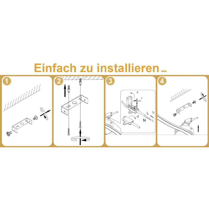 Homefire 2ER Deckenlampe Wohnzimmer LED Deckenleuchte Schlafzimmer: Modern Schlafzimmerlampe Schwarz 12W Wohnzimmerlampe 3000K Wellen Design Küchenlampe Innen Warmweiß Deckenbeleuchtung für Flur Küche [Energieklasse F] - Homefire