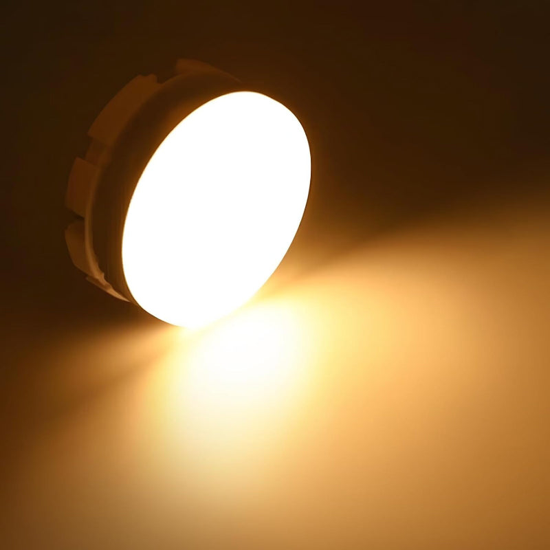 Homefire 6 Stück GX53 LED Leuchtmittel: Warmweiß 3000K 74x25mm Ultra Flach 5W Lampe Birne Blinkfrei 230V Nicht Dimmbar Unterbauleuchte - Homefire