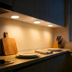Homefire 6 Stück GX53 LED Leuchtmittel: Warmweiß 3000K 74x25mm Ultra Flach 5W Lampe Birne Blinkfrei 230V Nicht Dimmbar Unterbauleuchte - Homefire