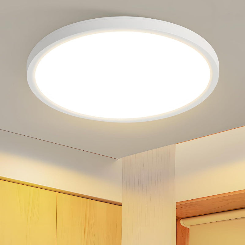 Homefire Deckenlampe LED Deckenleuchte Badezimmer - 21CM Schwarz Flurlampe Decke 12W Rund Küchenlampe IP44 Wasserfest Badlampe 3000K Warmweiß Modern Schlafzimmerlampe für Flur Küche Bad Balkon [Energieklasse F] - Homefire