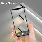 Homefire Deckenlampe LED Deckenleuchte Dimmbar - 25W Wohnzimmer Modern Design Büro Deckenbeleuchtung 80CM Lang Bürolampe Decke mit Fernbedienung Wohnzimmerlampe für Küche Flur Schlafzimmer [Energieklasse F] - Homefire