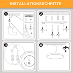 Homefire Deckenlampe LED Deckenleuchte Küche - Ø18cm Badezimmerlampe Flach 15W Rhombenplatte Küchenlampe Rund 6500K Augenschutz Flurlampe Ultra Dünn 2.6CM Kaltweiß Badezimmer Badlampe für Flur Bad - Homefire