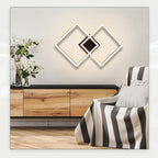 Homefire Deckenlampe LED Deckenleuchte Küche - Schwarz Wohnzimmerlampe 24W Schlafzimmerlampe Modern Design Küchenlampe 3000K Warmweiß Flurlampe für küche Schlafzimmer Flur Wohnzimmer - Homefire