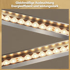 Homefire Deckenlampe LED Deckenleuchte Schlafzimmer - 24W Wohnzimmerlampe 3000K Warmweiß Küchenlampe Silber Drehbar Modern Design Schlafzimmerlampe Eckig Deckenleuchten für Küche Flur Wohnzimmer - Homefire