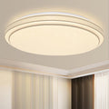 Homefire Deckenlampe LED Deckenleuchte Schlafzimmer - Ø27cm Schlafzimmerlampe Sternenhimmel 12W Flurlampe Warmweiß Modern Küchenlampe Rund Wohnzimmer Deckenbeleuchtung für Flur Küche Kinderzimmer [Energieklasse G] - Homefire