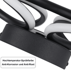 Homefire Deckenlampe LED Deckenleuchte Schwarz Klein Flurlampe 26 W Küchenlampe Modern Warmweiß Schlafzimmerlampe 3000K Geometrie Design Lampe für Flur Eingang Schlafzimmer Wohnzimmer Küche Studio [Energieklasse G] - Homefire