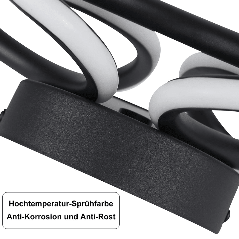 Homefire Deckenlampe LED Deckenleuchte Schwarz Klein Flurlampe 26 W Küchenlampe Modern Warmweiß Schlafzimmerlampe 3000K Geometrie Design Lampe für Flur Eingang Schlafzimmer Wohnzimmer Küche Studio [Energieklasse G] - Homefire