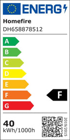 Homefire Deckenlampe LED Deckenleuchte Wohnzimmer - Schlafzimmerlampe RGB Farbwechsel Dimmbar Wohnzimmerlampe Modern Flurlampe mit Fernbedienung 35W Küche Deckenbeleuchtung Schwenkbar für Flur Büro - Homefire