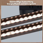 Homefire Deckenleuchte LED Deckenlampe Küche - 20W Schwarz Schlafzimmerlampe 4000K Neutralweiß Modern Küchenlame Drehbar Design Flur Eckig Deckenbeleuchtung für Schlafzimmer Büro Esszimmer - Homefire
