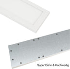 Homefire Deckenleuchte LED Panel 120x30CM Deckenlampe Flach Dimmbar mit Fernbedienung 48W Deckenpanel Lang Modern Küchenlampe Rechteckig Weiß Bürolampe Tageslichtlampe Deck für Küche Wohnzimmer Büro - Homefire