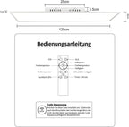 Homefire Deckenleuchte LED Panel 120x30CM Deckenlampe Flach Dimmbar mit Fernbedienung 48W Deckenpanel Lang Modern Küchenlampe Rechteckig Weiß Bürolampe Tageslichtlampe Deck für Küche Wohnzimmer Büro - Homefire