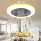 Homefire Deckenventilator Mit Beleuchtung und Fernbedienung Leise - Deckenlampe Dimmbar Ventilator Timing Deckenleuchte Fan Modern Sommer-/Winter Wohnzimmer Schlafzimmer Esszimmer Kinderzimmer Küche [Energieklasse G] - Homefire
