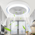 Homefire Deckenventilator mit Beleuchtung und Fernbedienung Leise - LED Dimmbar Deckenlampe mit Ventilator Lampe Decke Timing Deckenleuchte Modern Blau 5 Flügeln Licht für Schlafzimmer Wohnzimmer - Homefire