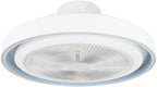 Homefire Deckenventilator mit Beleuchtung und Fernbedienung Leise - LED Dimmbar Deckenlampe mit Ventilator Lampe Decke Timing Deckenleuchte Modern Blau 5 Flügeln Licht für Schlafzimmer Wohnzimmer - Homefire