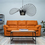 Homefire Hängelampe Schwarz Pendelleuchte E27 - Hängeleuchte Vintage 100CM Pendellampe Esszimmer Retro Kronleuchter Esstischlampe Küche Wohnzimmer Ohne Leuchtmittel - Homefire