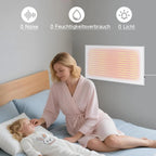 Homefire Infrarotheizung Energiesparend Infrarot Wandheizung - 170W Heizung Elektrisch Wandmontage Elektroheizung Wand Badezimmer mit Überhitzungsschutz Klein Heizkörper Infrared Heater - Homefire