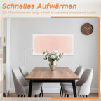 Homefire Infrarotheizung Energiesparend Infrarot Wandheizung - 170W Heizung Elektrisch Wandmontage Elektroheizung Wand Badezimmer mit Überhitzungsschutz Klein Heizkörper Infrared Heater - Homefire