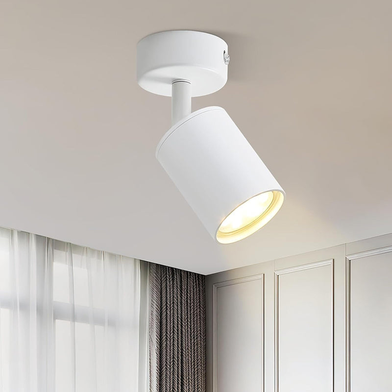 Homefire LED Deckenlampe 1 Flammig Deckenstrahler - 350° Schwenkbar Strahler GU10 Deckenleuchte Weiß flurlampe Spots Innen Deckenspot für Wohnzimmer Küche Schlafzimme Ohne Leuchtmittel - Homefire