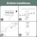 Homefire LED Deckenlampe 1 Flammig Deckenstrahler - 350° Schwenkbar Strahler GU10 Deckenleuchte Weiß flurlampe Spots Innen Deckenspot für Wohnzimmer Küche Schlafzimme Ohne Leuchtmittel - Homefire