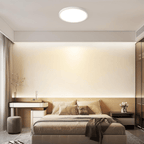Homefire LED Deckenleuchte Flach - Rund Badezimmerlampe 18CM IP44 Wasserdicht Badlampe Küchenlampe Decke Weiß Flurlampe 15W Augenschutz 3000K Warmweiß Schlafzimmerlampe für Bad Küche Flur - Homefire