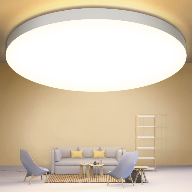 Homefire LED Deckenleuchte Flach - Schlafzimmerlampe 22CM Badezimmerlampe 18W Küchenlampe Schlafzimmer weiß Rhombenplatte Deckenbeleuchtung Flurlampe Badlampe 3000K - 6500K für Küche Flur - Homefire