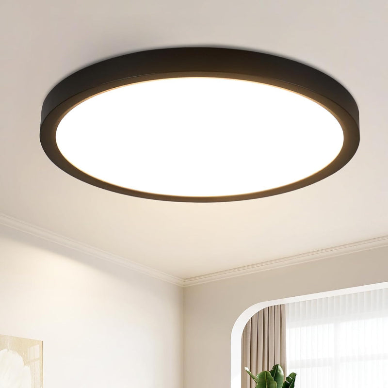 Homefire LED Deckenleuchte Flach - Schlafzimmerlampe 22CM Badezimmerlampe 18W Küchenlampe Schlafzimmer weiß Rhombenplatte Deckenbeleuchtung Flurlampe Badlampe 3000K - 6500K für Küche Flur - Homefire