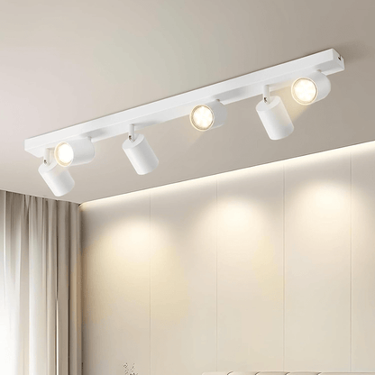 Homefire LED Deckenstrahler Deckenlampe - 6 Flammig GU10 Deckenleuchte Weiß 350° Schwenkbar Strahler Spots Innen Deckenspot flurlampe für Wohnzimmer Küche Schlafzimmer Ohne Leuchtmittel Besuche den Homefire-Store - Homefire