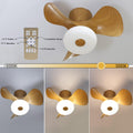 Homefire Led Deckenventilator mit Beleuchtung - Deckenlampe mit Ventilator leise und dimmbar inklusive Fernbedienung und Timer-Funktion für Wohnzimmer Schlafzimmer Esszimmer und Kinderzimmer [Energieklasse G] - Homefire