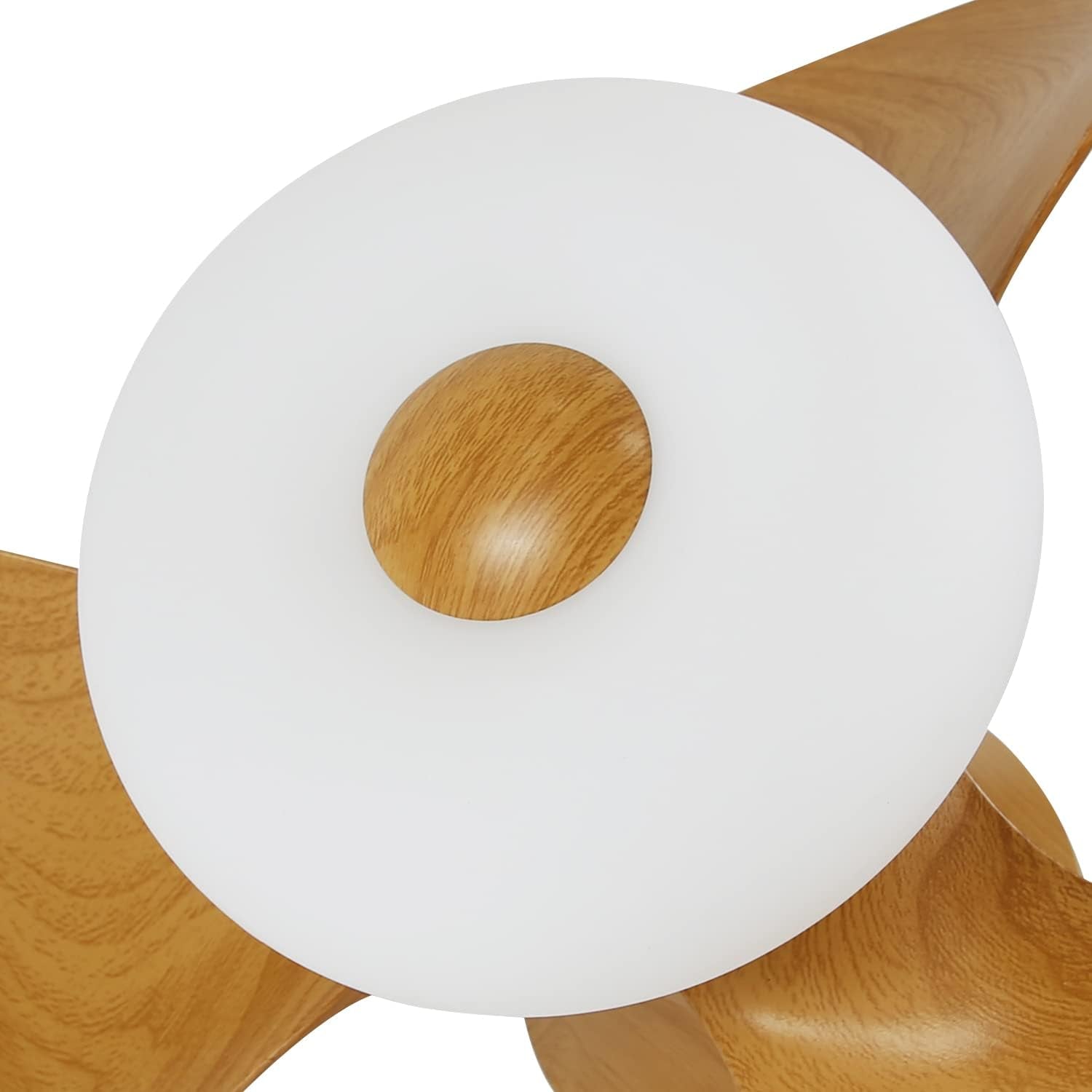 Homefire Led Deckenventilator mit Beleuchtung - Deckenlampe mit Ventilator leise und dimmbar inklusive Fernbedienung und Timer-Funktion für Wohnzimmer Schlafzimmer Esszimmer und Kinderzimmer [Energieklasse G] - Homefire