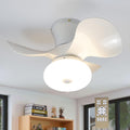 Homefire Led Deckenventilator mit Beleuchtung - Modern Deckenlampe Fan Leise Fernbedienung Timing Wohnzimmerlampe Dimmbar Deckenleuchte Ventilator für Schlafzimmer Wohnzimmer Esszimmer Kinderzimmer [Energieklasse G] - Homefire