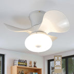 Homefire Led Deckenventilator mit Beleuchtung - Modern Deckenlampe Fan Leise Fernbedienung Timing Wohnzimmerlampe Dimmbar Deckenleuchte Ventilator für Schlafzimmer Wohnzimmer Esszimmer Kinderzimmer [Energieklasse G] - Homefire