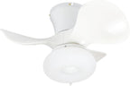 Homefire Led Deckenventilator mit Beleuchtung - Modern Deckenlampe Fan Leise Fernbedienung Timing Wohnzimmerlampe Dimmbar Deckenleuchte Ventilator für Schlafzimmer Wohnzimmer Esszimmer Kinderzimmer [Energieklasse G] - Homefire