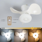 Homefire Led Deckenventilator mit Beleuchtung - Modern Deckenlampe Fan Leise Fernbedienung Timing Wohnzimmerlampe Dimmbar Deckenleuchte Ventilator für Schlafzimmer Wohnzimmer Esszimmer Kinderzimmer [Energieklasse G] - Homefire