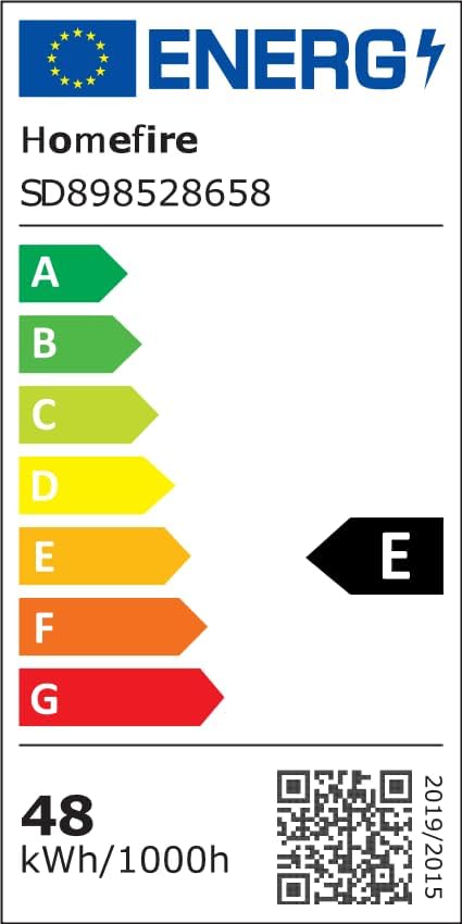 Homefire LED Deckenventilator Mit Beleuchtung - Modern Deckenleuchte mit Ventilator Leise 48W Fernbedienung Dimmbar 3 Farbtemperatur 6-Gang Timer Weiß Ventilator Lampe für Jugendzimmer Kinderzimmer [Energieklasse E] - Homefire