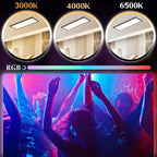 Homefire LED Panel 100x25 Deckenleuchte - Dimmbar Deckenpanel RGB Farbwechsel Lang Deckenlampe Flach mit Fernbedienung Groß 24W Schwarz Rechteckig Bürolampe Decke für Büro Spielzimmer Wohnzimmer - Homefire