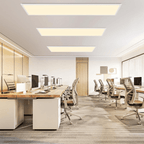 Homefire LED Panel 120x30cm - LED Deckenleuchte Dimmbar RGB Farbwechsel Deckenpanel Bürolampe 39W Weiß Flach Lang Deckenlampe mit Speicherfunktion für Wohnzimmer Büro Schlafzimmer - Homefire