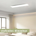 Homefire LED Panel Deckenleuchte Dimmbar -Flach Deckenlampe Lang Rechteckig Deckenpanel Weiße 24W 100x25cm Tageslichtlampe mit Fernbedienung für Büro Küche Flur Wohnzimmer Schlafzimmer - Homefire