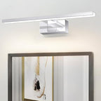 Homefire LED Spiegelleuchte Bad Spiegellampe -12W Badleuchte Wand 60CM Wandlampe Badezimmer Wasserdicht IP44 Wandleuchte Chrom Modern Neutralweiß 4000K Badlampe Wandmontage für Keller Küche Badschrank - Homefire