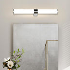 Homefire LED Spiegelleuchte Bad Spiegellampe - 15W Badleuchte Wand 60CM Chrom Wandlampe Wasserdicht IP44 Wandleuchte Neutralweiß 4000K Feuchtraumleuchte Modern für Badezimmer Keller Küche Badschrank [Energieklasse F] - Homefire