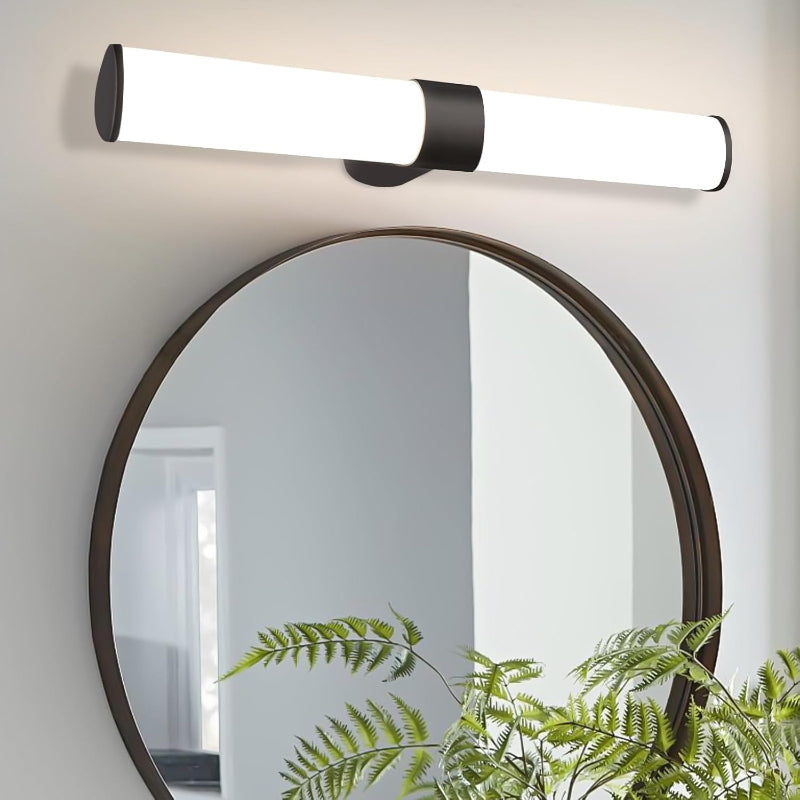 Homefire LED Spiegelleuchte Bad Spiegellampe - 15W Badleuchte Wand 60CM Chrom Wandlampe Wasserdicht IP44 Wandleuchte Neutralweiß 4000K Feuchtraumleuchte Modern für Badezimmer Keller Küche Badschrank [Energieklasse F] - Homefire