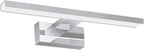 Homefire LED Spiegelleuchte Bad Spiegellampe - Badleuchte Wand 40CM Wandlampe Badezimmer 8W Wasserdicht IP44 Wandleuchte Chrom Modern Neutralweiß 4000K Badlampe Wandmontage für Keller Küche Badschrank - Homefire