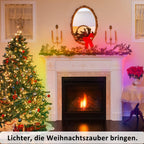 Homefire LED Strip 30M Selbstklebend Bluetooth RGB LED Streifen mit App-Steuerung LED Lichtband Sync mit 4 Musik Empfindlichkeit Flexibel LED Lichterkette für Küche Party Schrankdeko Zuhause (2x15M) - Homefire
