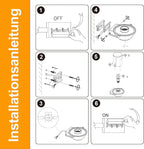 Homefire LED Wandlampe Aussen Außenwandleuchte - Wandleuchte IP65 E27 Schwarz Wasserdichte Aussenlampe Aussenleuchten Wandbeleuchtung für Hauswand Balkon Flur Wand MAX.40W ohne Leuchtmittel - Homefire